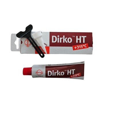 Dirko HT Dichtmasse bis 315°C Silikon rot 70 ml Elring 705.708
