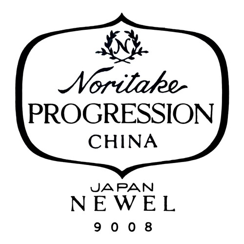 Noritake Progression NEWEL Brown Panels Vertical Lines Bread & Butter Plate EUC - Picture 8 of 8