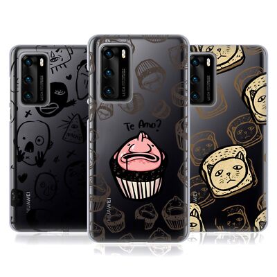 HEAD CASE DESIGNS WEIRD HEADS SOFT GEL CASE FOR HUAWEI PHONES 4