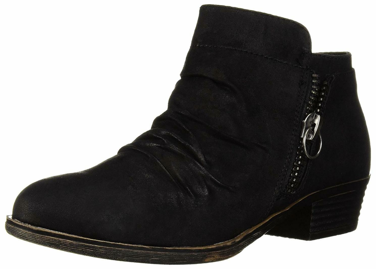 Sugar Trust Me Women's Casual Ruched Scrunch Ankle Bootie Boot Sugar Trust Me Women's Casual Ruched Scrunch Ankle Bootie Boot