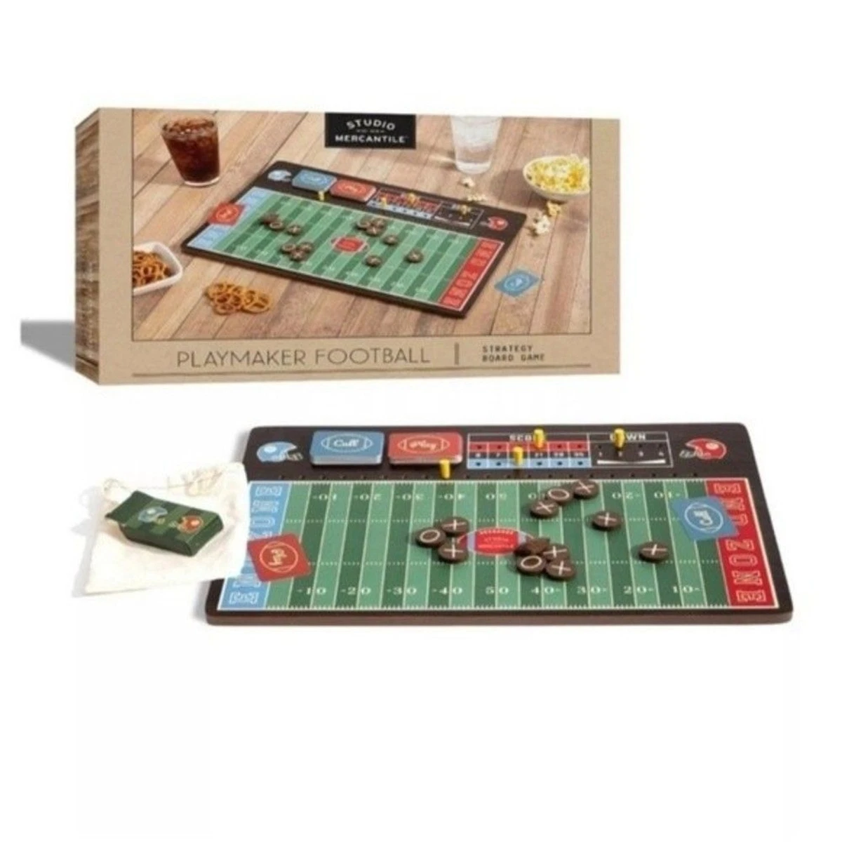 STUDIO MERCANTILE Football Playmaker Strategy Board Game Set eBay
