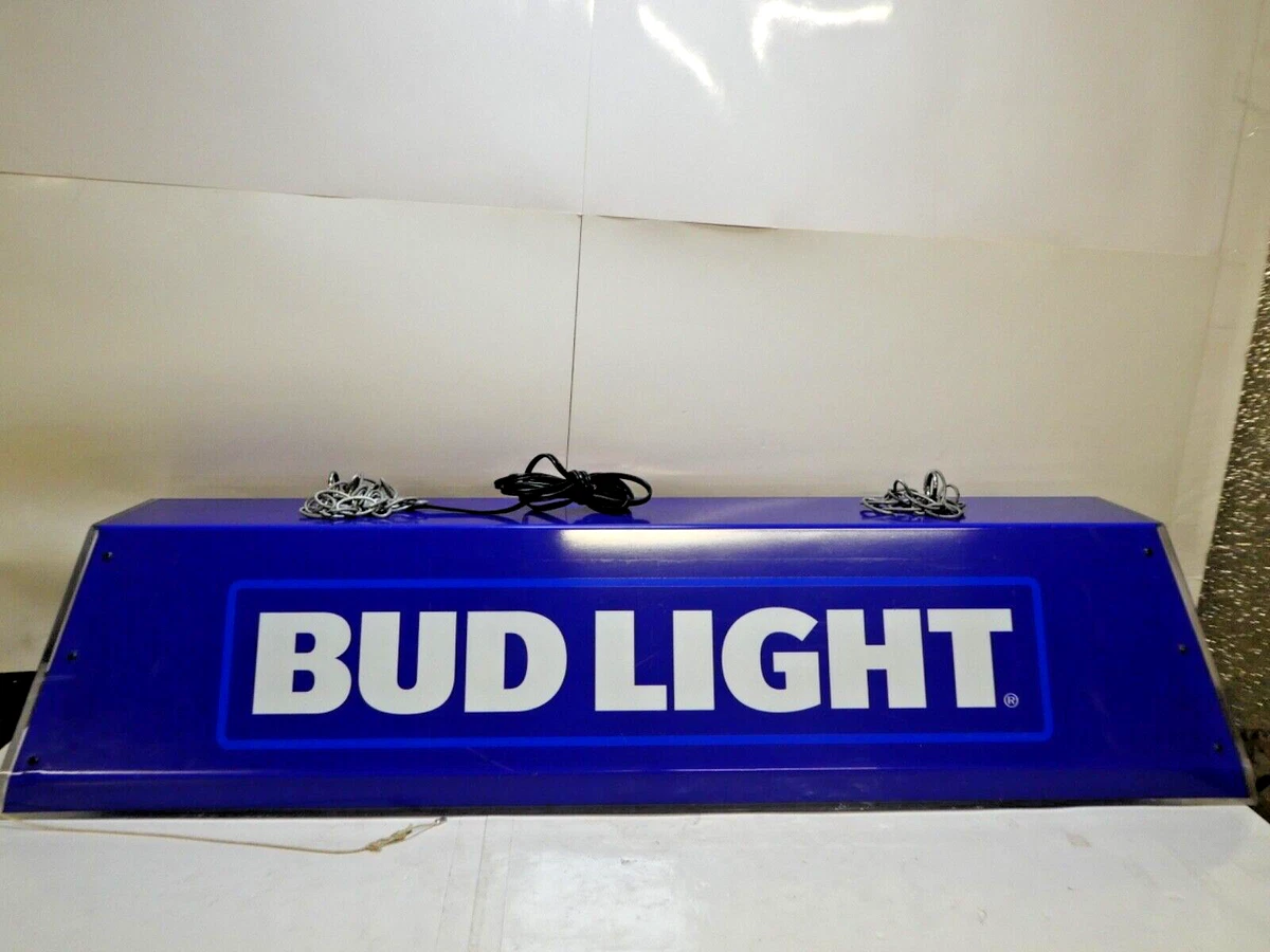Hanging Pool Table Light In Collectible Budweiser Signs & Tins for