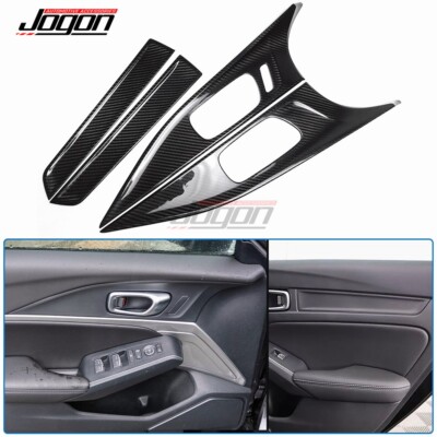 Carbon Interior Trim Door Handle Panel For Acura Integra DE4 DE5 Type S 2023-25