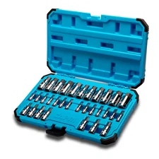 Capri Tools Master Hex Bit Socket Set, Metric and SAE, Advanced Series, 32-Piece