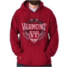 Vermont Traditional Tourist Travel Souvenir Adult Long Sleeve Hoodie Sweatshirt