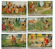 LIEBIG  S 1465,  F1464,   C/SET  'SONG OF HIAWATHA  '  V/ GPLUS  DUTCH or FRENCH