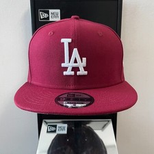 MLB - Los Angeles Dodgers 9FIFTY Adjustable Snap-Back New Era Cap - Burgundy