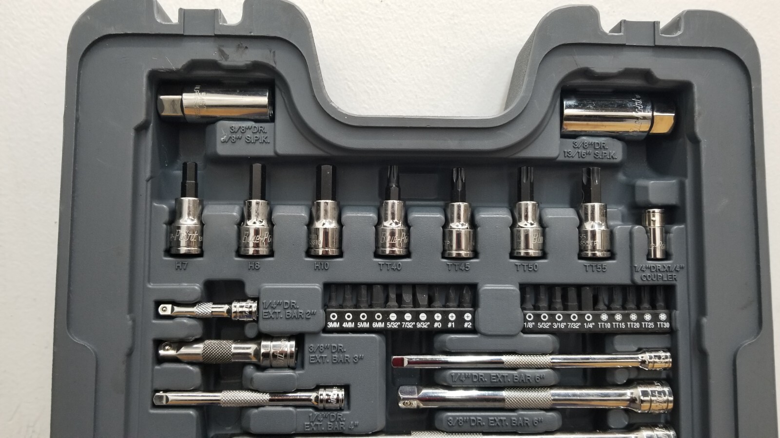 Blue Point BLPGSSC155 155pc Combination Drive SAE Metric General