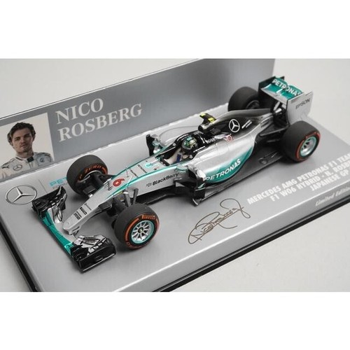 1:43 Minichamps 410150206 Mercedes AMG F1 W06 Hybrid 2015 Rosberg Japan GP 1 of