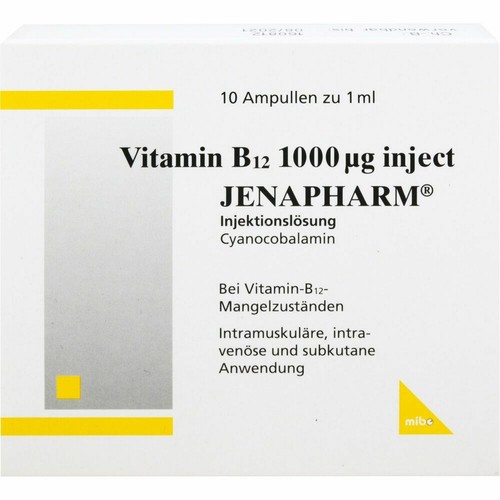 VITAMIN B12 1.000 μg Inject Jenapharm Ampullen 10 ml PZN07146994