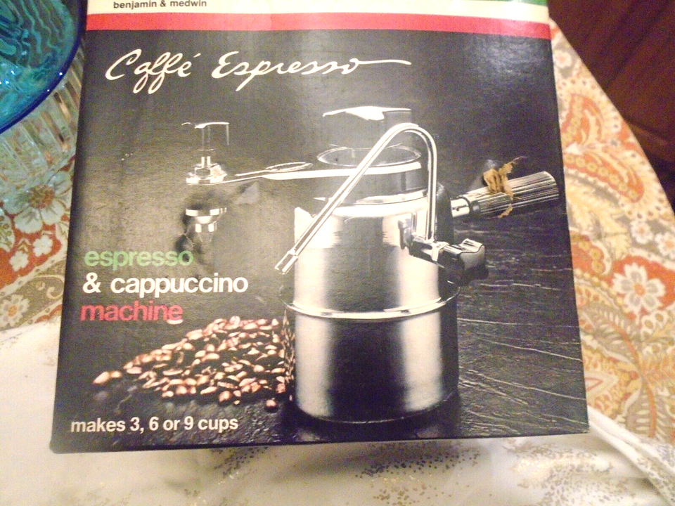 Classic Vintage Benjamin & Medwin Caffe Espresso & Cappuccino Coffee