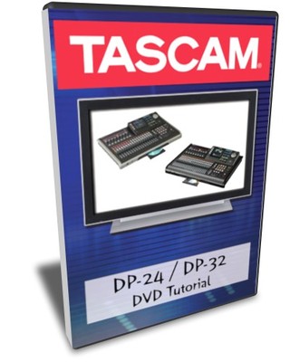 Tascam DP-24 (DP-32) DVD Video Tutorial Manual Help