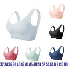 Young Ladies Bras Removable Pads Wire-free Brassiere Breathable Maiden Underwear