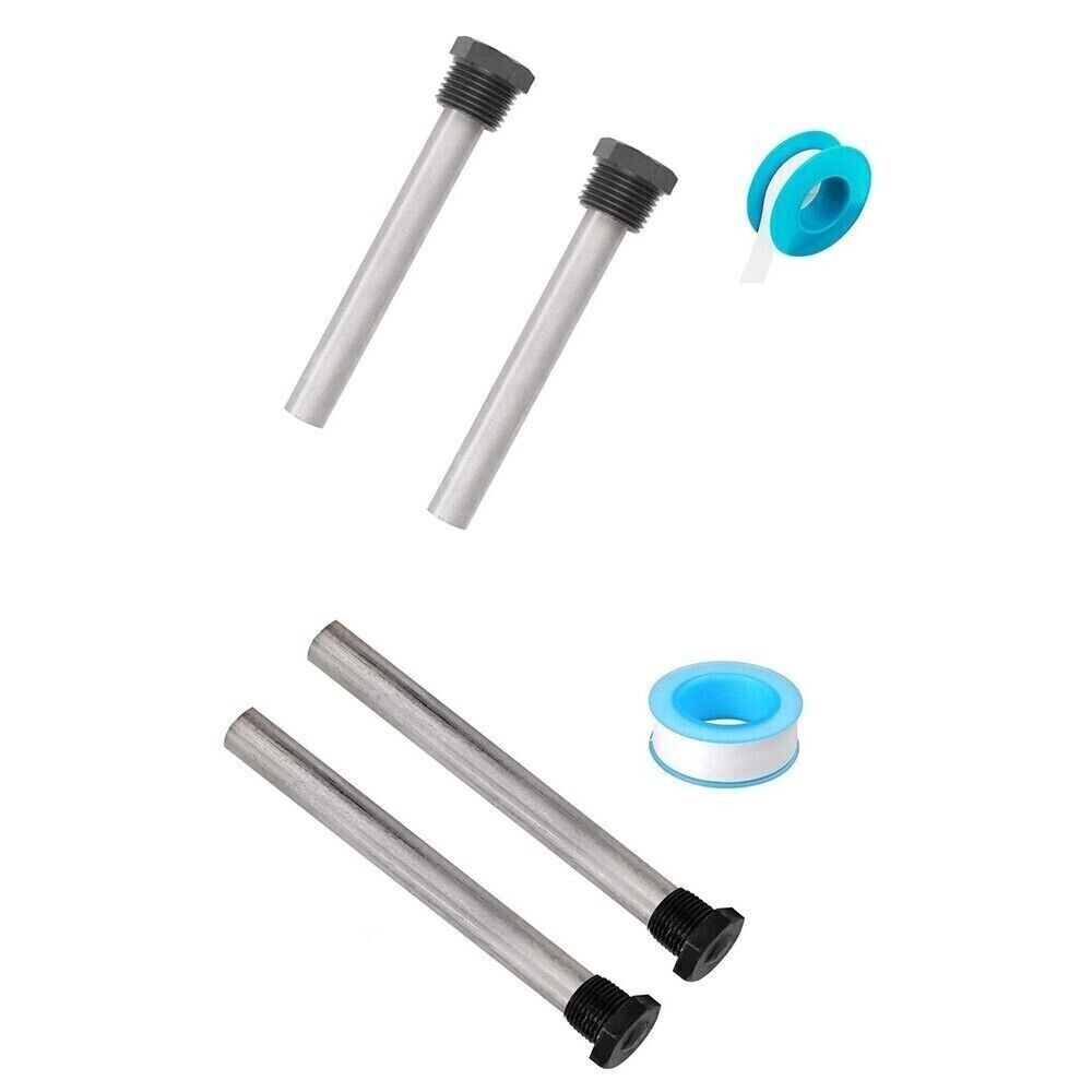 RV Water Heater Anode Rod for Heaters, 2 Pack 1/2Inch NPT RV Hot Water