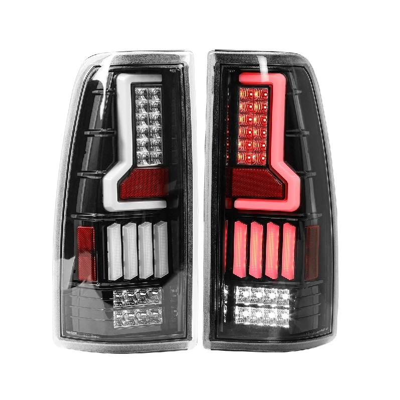 Clear LED Tail Lights for 1999-2006 Chevy Silverado 99-2002 GMC Sierra 1500 2500 - Image 2 of 4