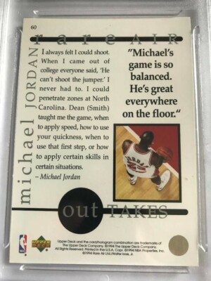 1994 Upper Deck Rare Air MICHAEL JORDAN #60 Out Takes Gem MT 10 | eBay
