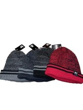 One size fits most Unisex By Z Of New York Four Pack Of beanies red, black Gray