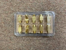 Lot of 20 Spraying Systems Co. 1/4P-5040 Flatjet Brass Spraying Nozzle