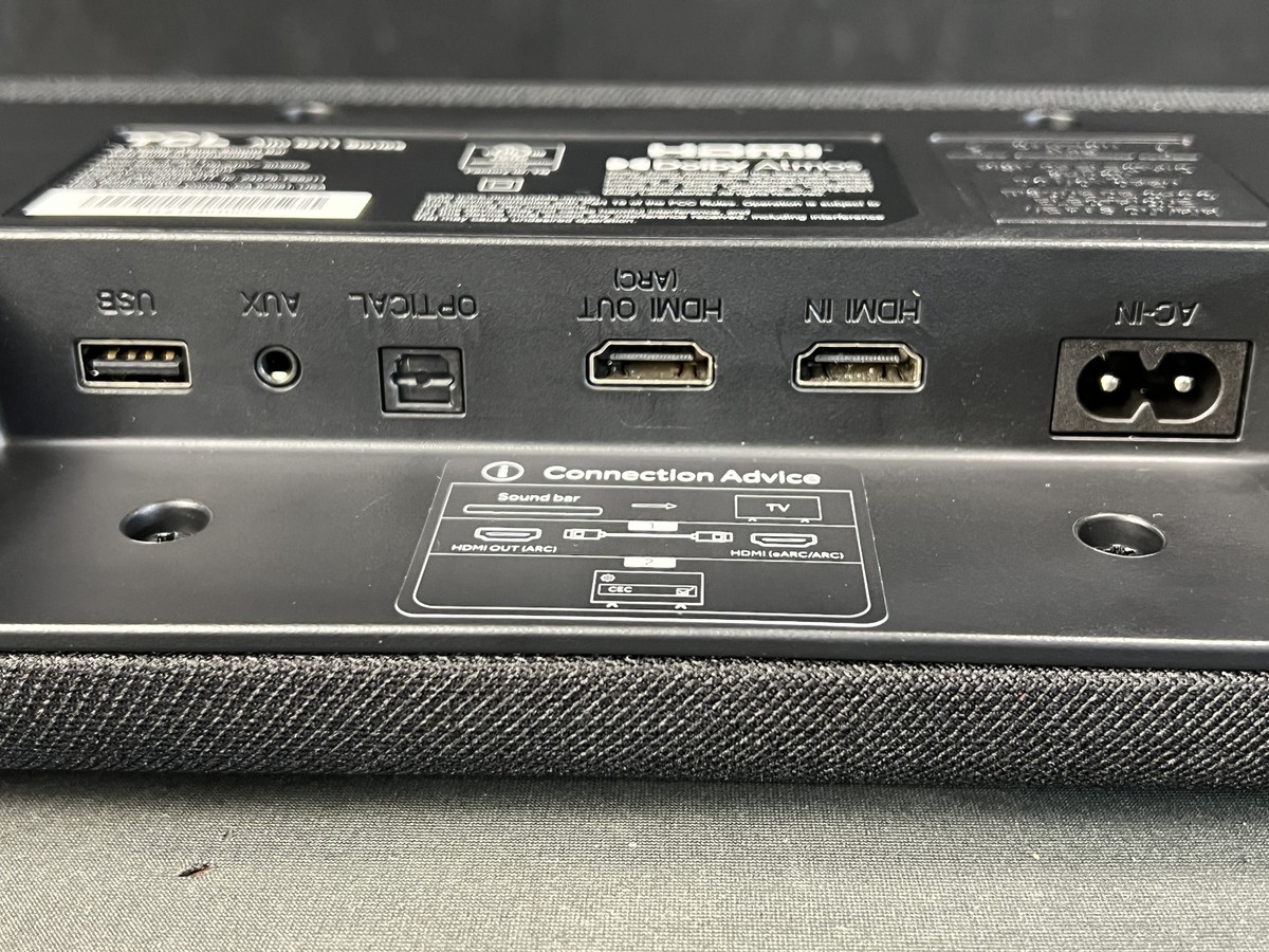 TCL TS8211 Alto + 8 2.1 Channel Dolby Atmos Soundbar Black New  