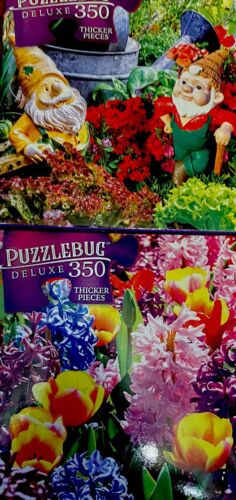 2 Jigsaw Puzzle 350 Piece  Puzzlebug Deluxe 20X12 Thicker Pieces Colorful NEW - Picture 1 of 3