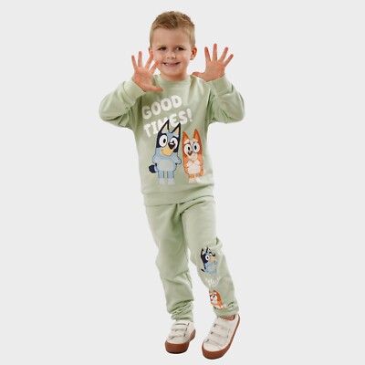 Bluey Sweatshirt And Joggers Set Boys Sweatshirt and Joggers Co