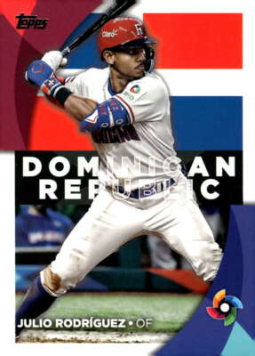 2023 Topps World Baseball Classic Stars #WBC-24 Julio Rodriguez