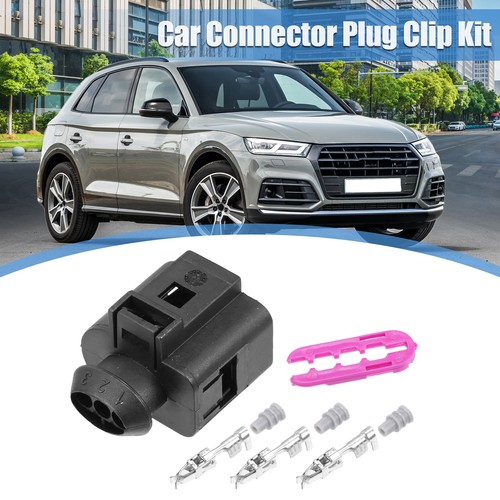 1 Kit No.1J0973703 Scellé 3 Voie Broche Femelle Connecteur pour VW pour Audi - Picture 2 of 6