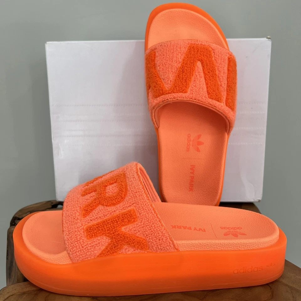 Adidas Ivy Park (Beyoncé Collab) Naranja Slides M 6 / W 7 Foto 2 de 4