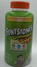 Flintstones Gummies Sour Children's Multivitamin ~ 180 CT ~ EXP 3/26 ~ FAST SHIP