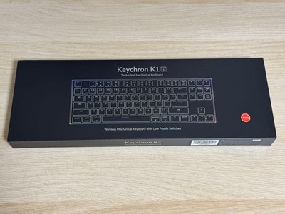 Keychron K1 V5 Wireless Mechanical Keyboard US Layout Low Profile Red Switch Tes