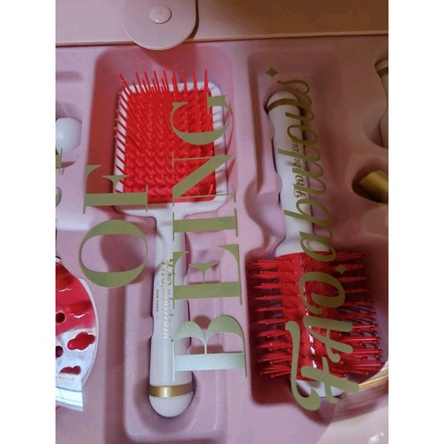 NWT FAO Schwarz Pretend Hair Pro Stylist Kit White Red Sounds Lights Hairdresser - Picture 3 of 10