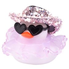 Rubber Duck Car Ornament, Cute White Duck Car Dashboard Decoration W17