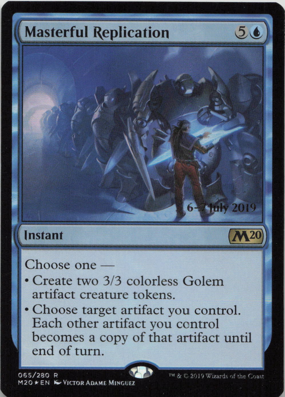 Masterful Replication FOIL R Prerelease Cards 65 MTG