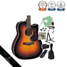 YAMAHA FX370C TBS Tobacco Sunburst Acoustic Guitar Beginner 12-Piece Set