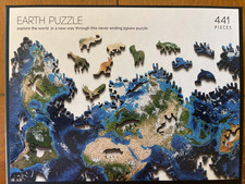 Uncommon Goods Earth Infinity Puzzle 441 Pieces Plywood Jigsaw Puzzle - NEW