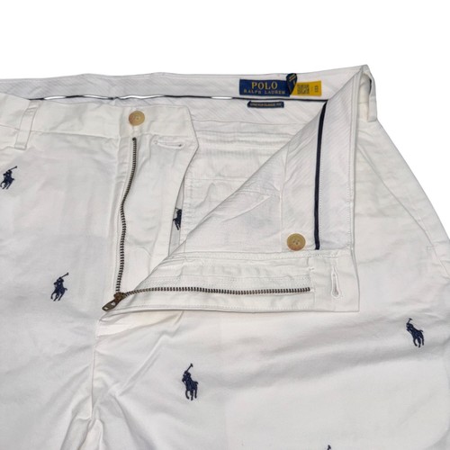 Pantalones Cortos Polo Ralph Lauren Elastizados Clásicos Planos 9 pulgadas Poni Para Hombre, Talla 40 Nuevos con Etiquetas - Imagen 20 de 24