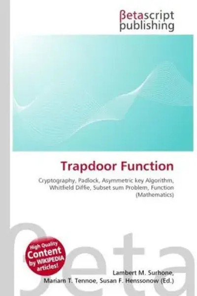 Lambert M. Surhone (U. A.) | Trapdoor Function | Taschenbuch | Englisch (2026)-image