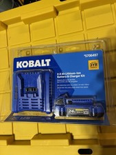 Kobalt 24V MAX 2.0Ah Lithium-Ion Battery Charger Kit 5706497 NEW