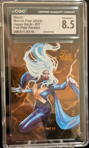 2023 Marvel Flair Storm  /299 Artist : Diego Lopez CGC 8.5