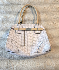 Guess Monogram Handbag Womens Purse Faux Leat...