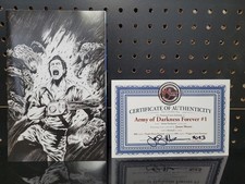 Signed Army of Darkness Forever #1 Jason Moore Virgin NM COA