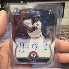 2023 Bowman Chrome - Prospect Autographs Yosy Galan #CPA-YGA (AU, RC)