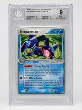 Swampert ex Holo 2006 crystal guardians #98 BGS 9 Beckett on eBay