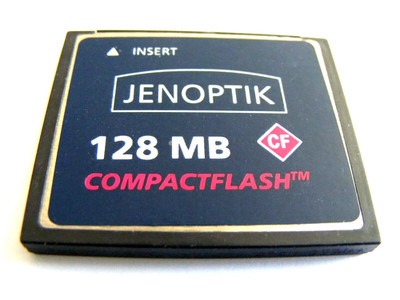 128MB Compact Flash Card ( 128 MB CF Karte ) JENOPTIK gebraucht