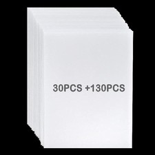 Shrink Plastic Sheets 30Pcs Shrink Film Art Paper Frosted Film Sheets 130Pcs
