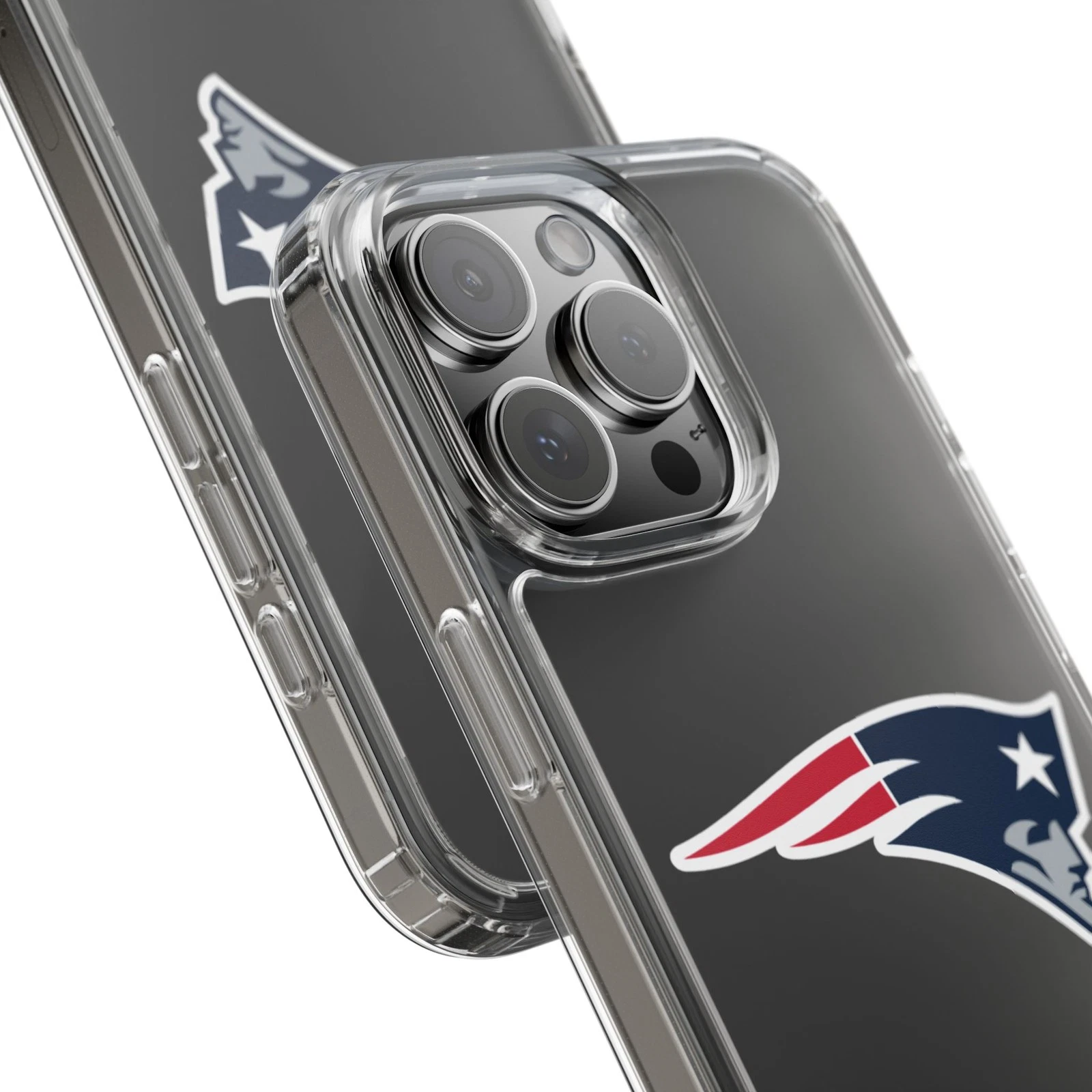 New England Patriots Clear Phone Case for iPhone