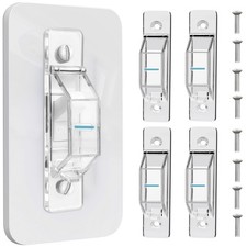 4 Pack Light Switch Cover Guard,Light Switch Lock With Glow In The Dark Effec...