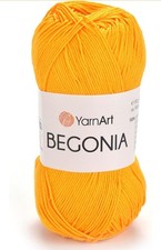 YarnArt Begonia 100% Cotton Knit/crochet 1.76...