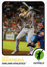 5 CARD LOT - 2022 Topps Heritage High Number - Luis Barrera #651 (RC)