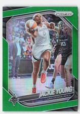 2025 Panini Prizm WNBA #23 Jackie Young Green Prizms